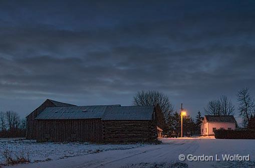 Farm At First Light_03245-7.jpg - Photographed near Smiths Falls, Ontario, Canada.